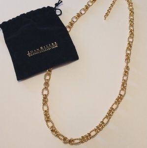Joan Rivers gold-tone necklace